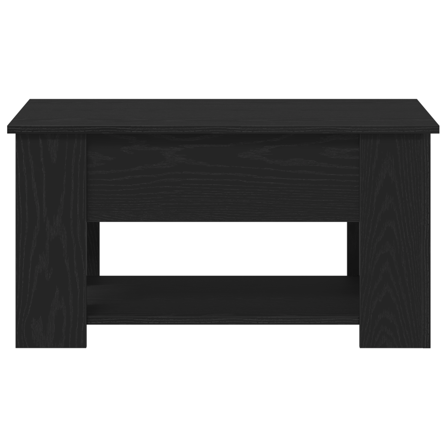 Sort Eg Kaffebord 79X49X41 Cm Lavet Af Ingeniørtræ