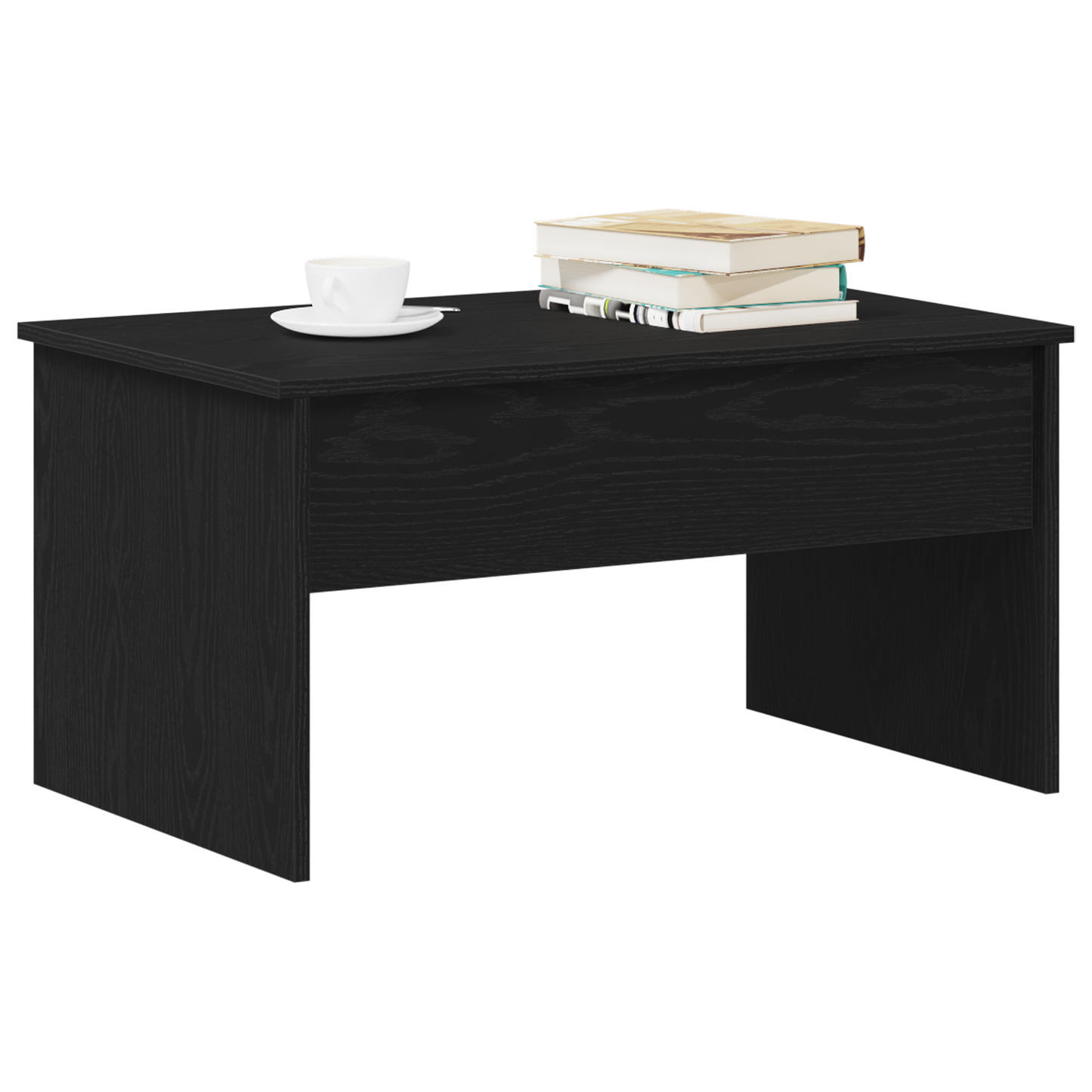 Sort Eg Kaffebord - 80 X 50,5 X 41,5 Cm