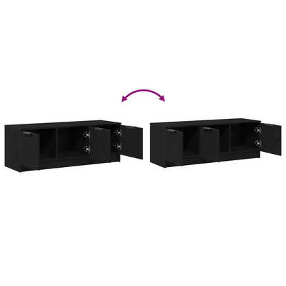 Tv-Skab Sort Eg 102 X 35 X 36.5 Cm Konstrueret Træ