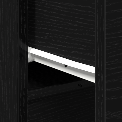 Sort Eget Sideboard Sort Eg 30 X 30 X 70 Cm Konstrueret Træ