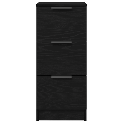 Sort Eget Sideboard Sort Eg 30 X 30 X 70 Cm Konstrueret Træ