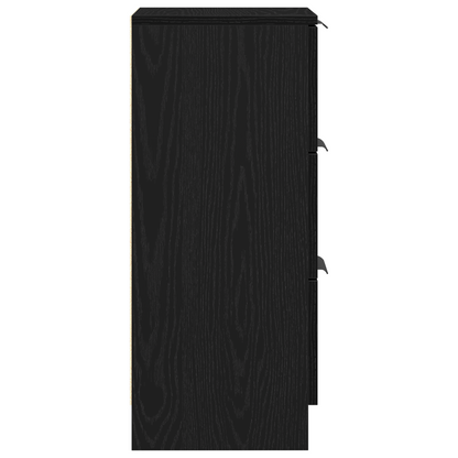 Sort Eget Sideboard Sort Eg 30 X 30 X 70 Cm Konstrueret Træ