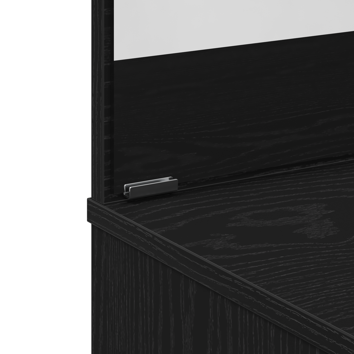 Klædeskab Med Skuffe Sort Eg 86.5 X 35 X 136 Cm Konstrueret Træ