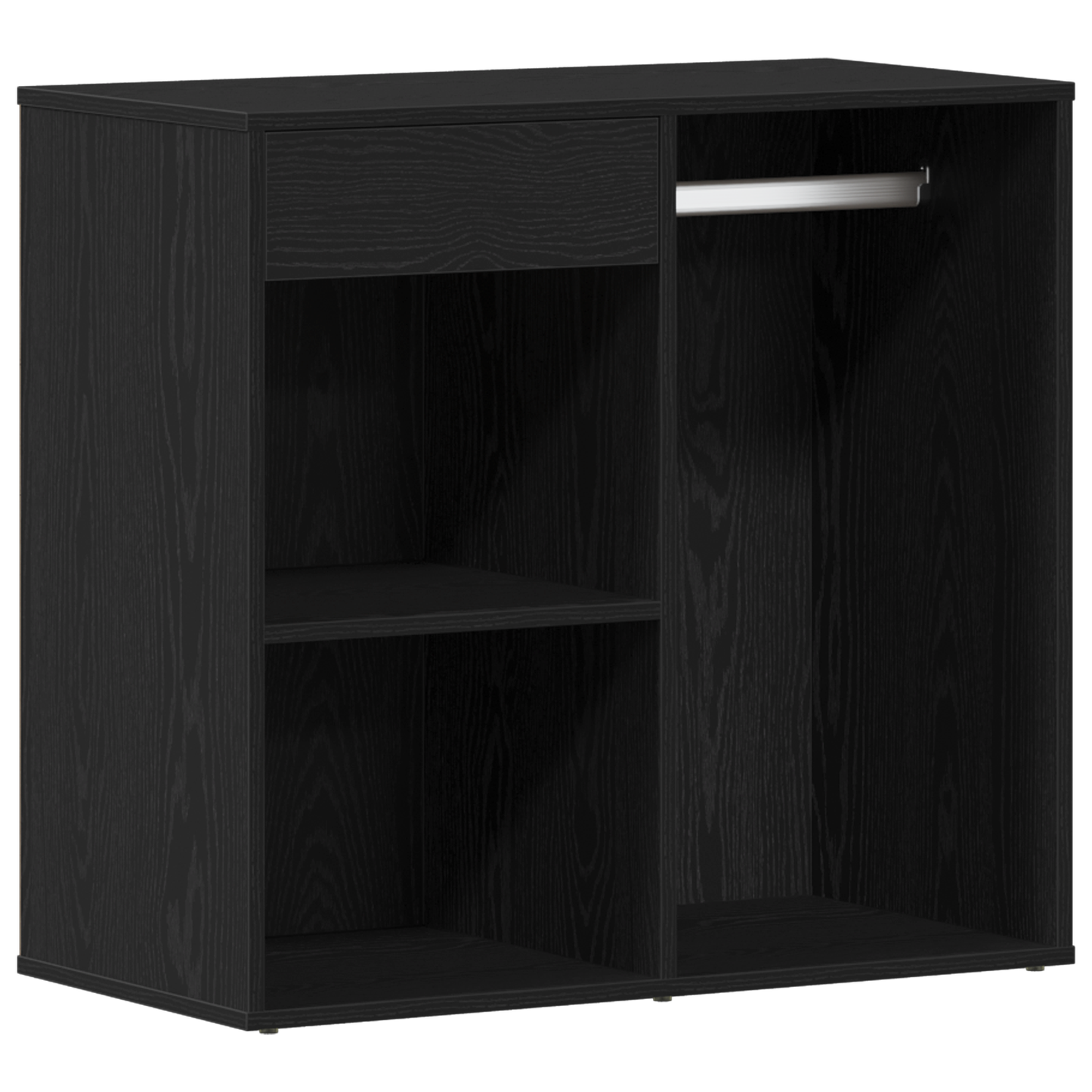 Sort Eg Kosmetiks Cabinet 80X40X75 Cm Lavet Af Konstrueret Træ