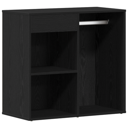 Sort Eg Kosmetiks Cabinet 80X40X75 Cm Lavet Af Konstrueret Træ