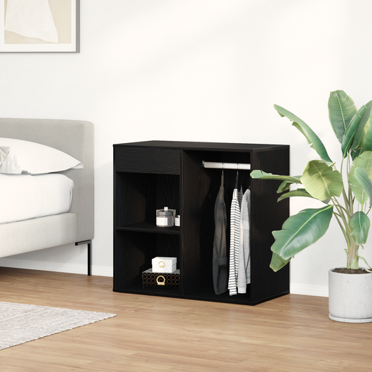 Sort Eg Kosmetiks Cabinet 80X40X75 Cm Lavet Af Konstrueret Træ