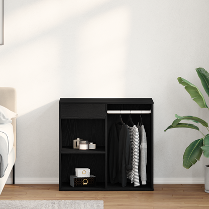 Sort Eg Kosmetiks Cabinet 80X40X75 Cm Lavet Af Konstrueret Træ