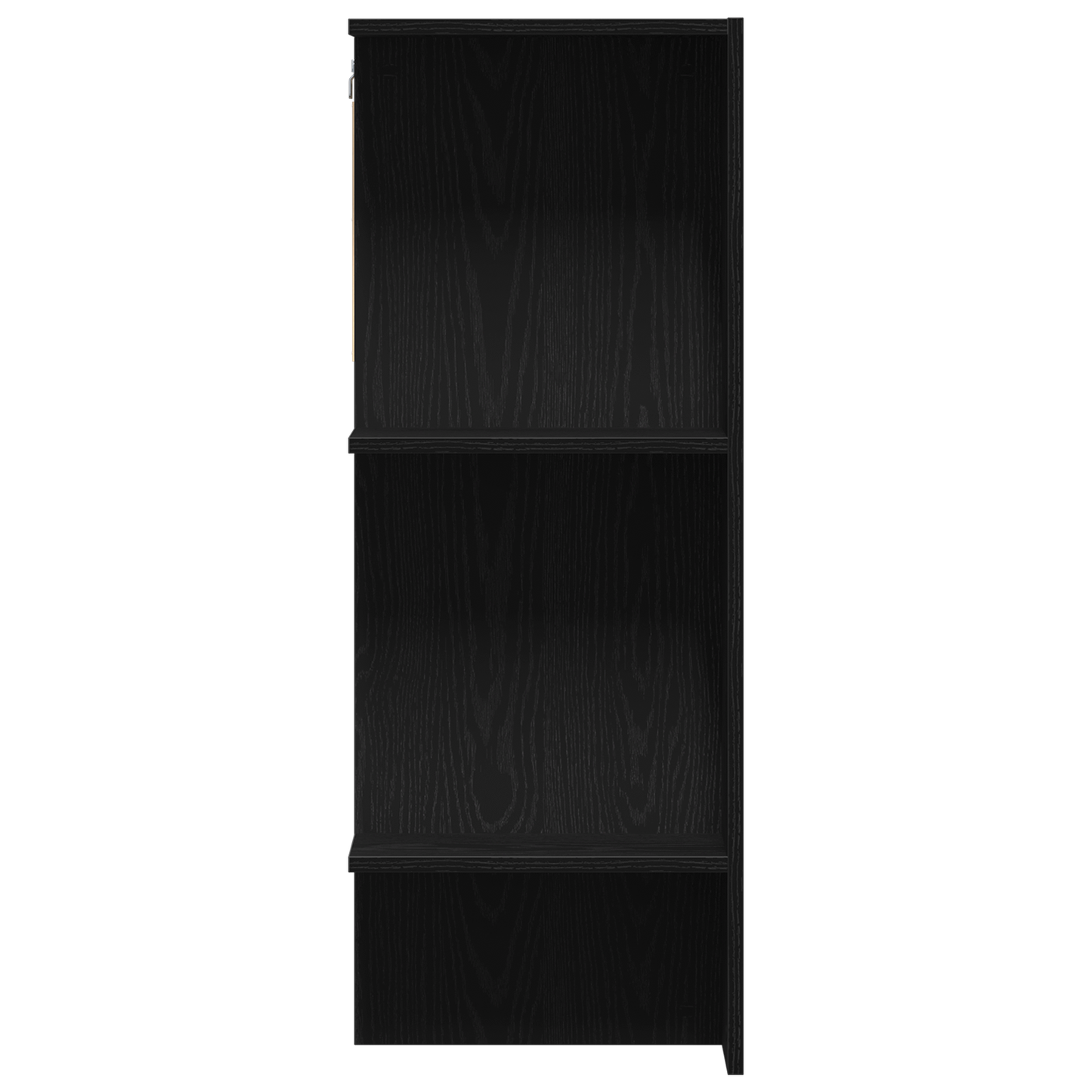 Gangskab Sort Eg 97,5X37X99 Cm Konstrueret Træ