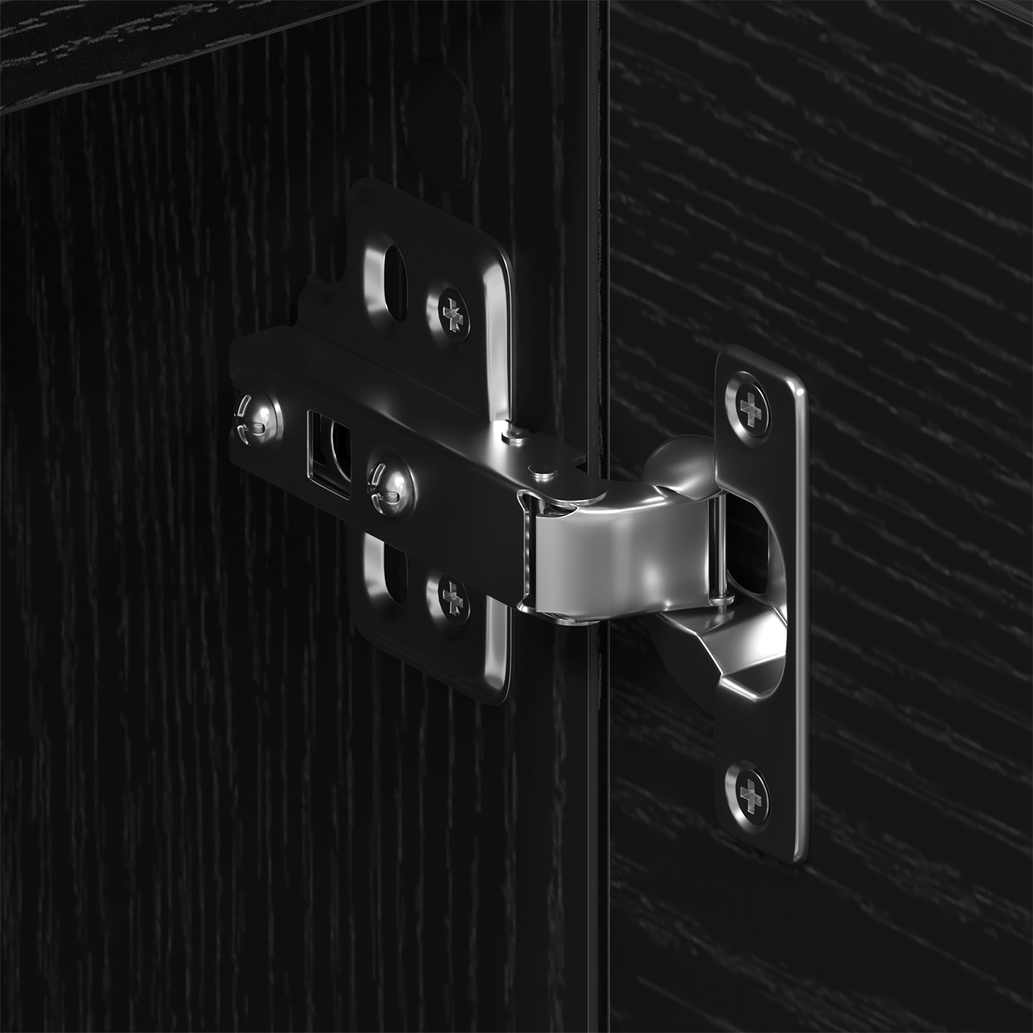 Tv-Skab Sort Eg 150 X 30 X 50 Cm Konstrueret Træ