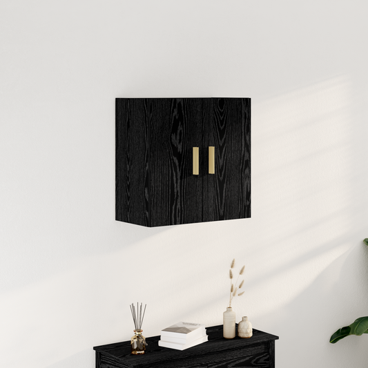 Sort Eg Vægskab - 60X30X60 Cm