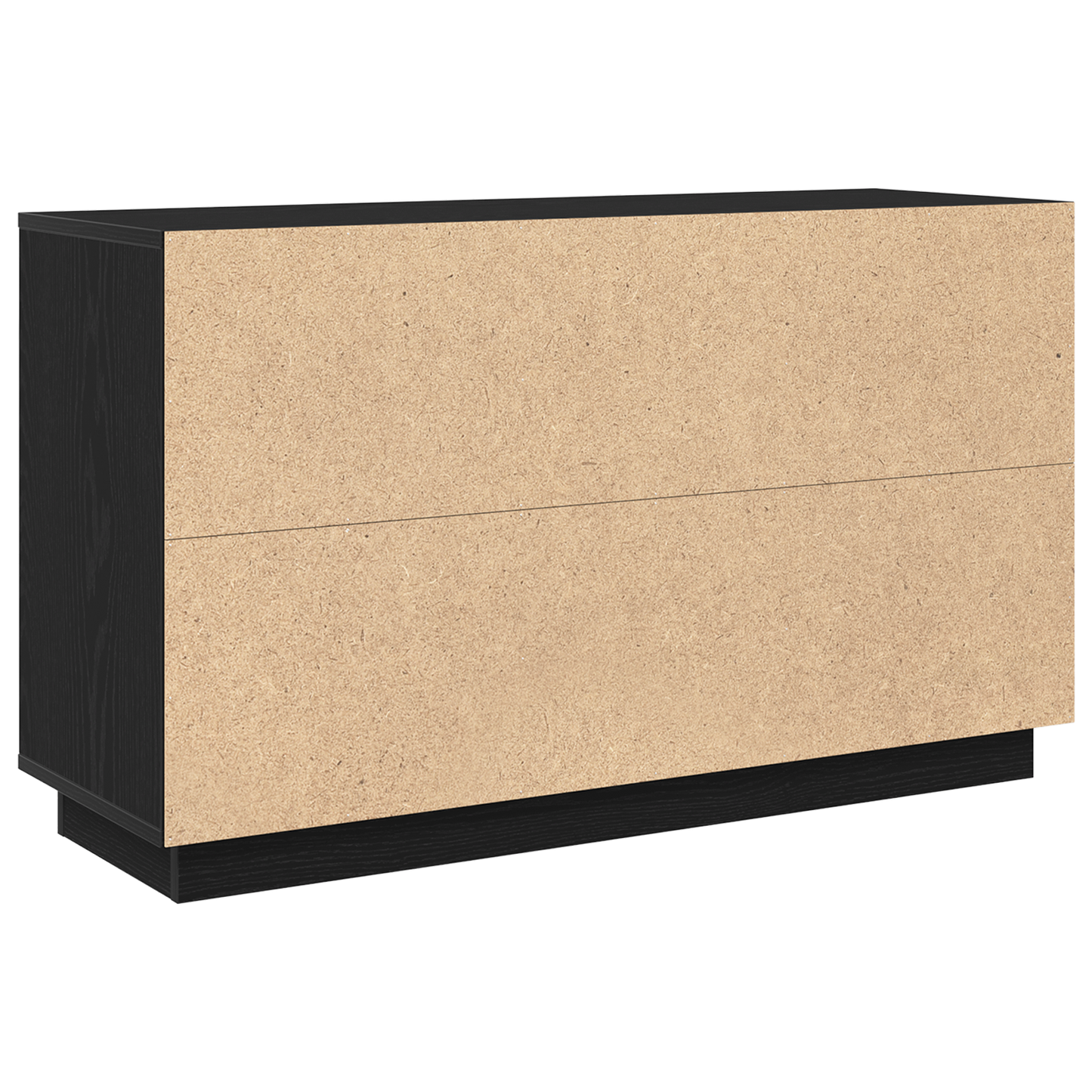 Skænk Sort Eg 102 X 35 X 60 Cm Konstrueret Træ
