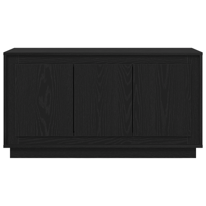 Skænk Sort Eg 102X35X55 Cm Konstrueret Træ