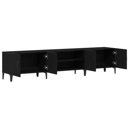 Tv-Skab Sort Eg 180 X 31.5 X 40 Cm Konstrueret Træ
