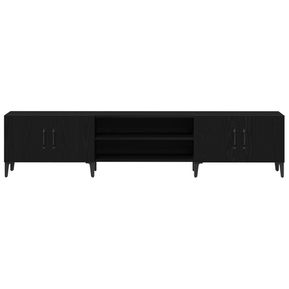 Tv-Skab Sort Eg 180 X 31.5 X 40 Cm Konstrueret Træ