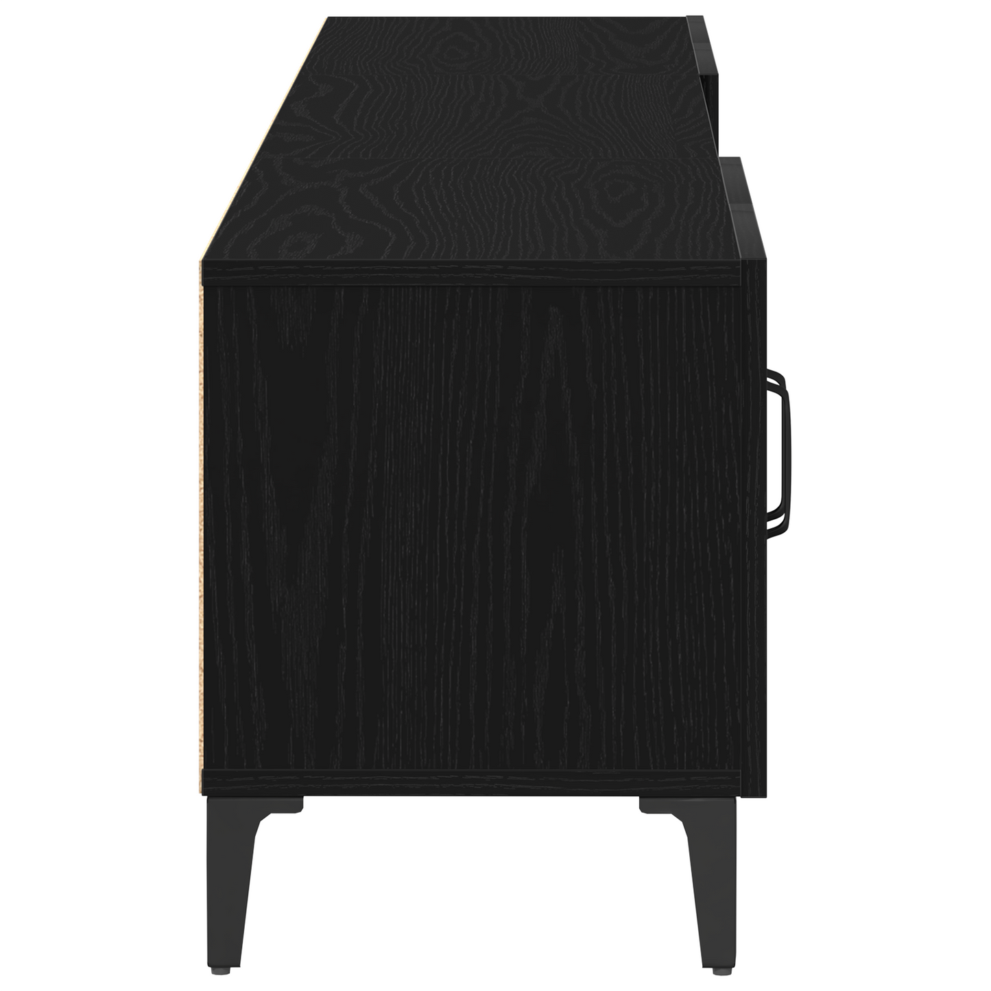 Tv-Skab Sort Eg 180 X 31.5 X 40 Cm Konstrueret Træ