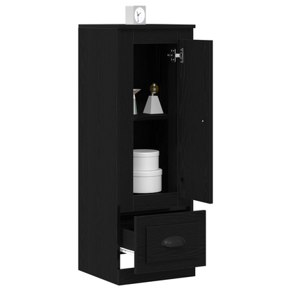 Highboard Sort Eg Sort Eg 36 X 35,5 X 103,5 Cm Konstrueret Træ