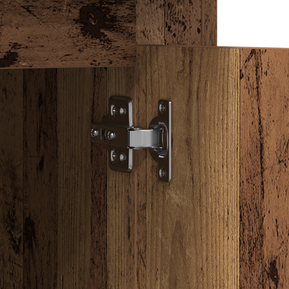Skrivebord Med Opbevaring Gammel Træ 50X115X75 Cm Ingeniørtræ