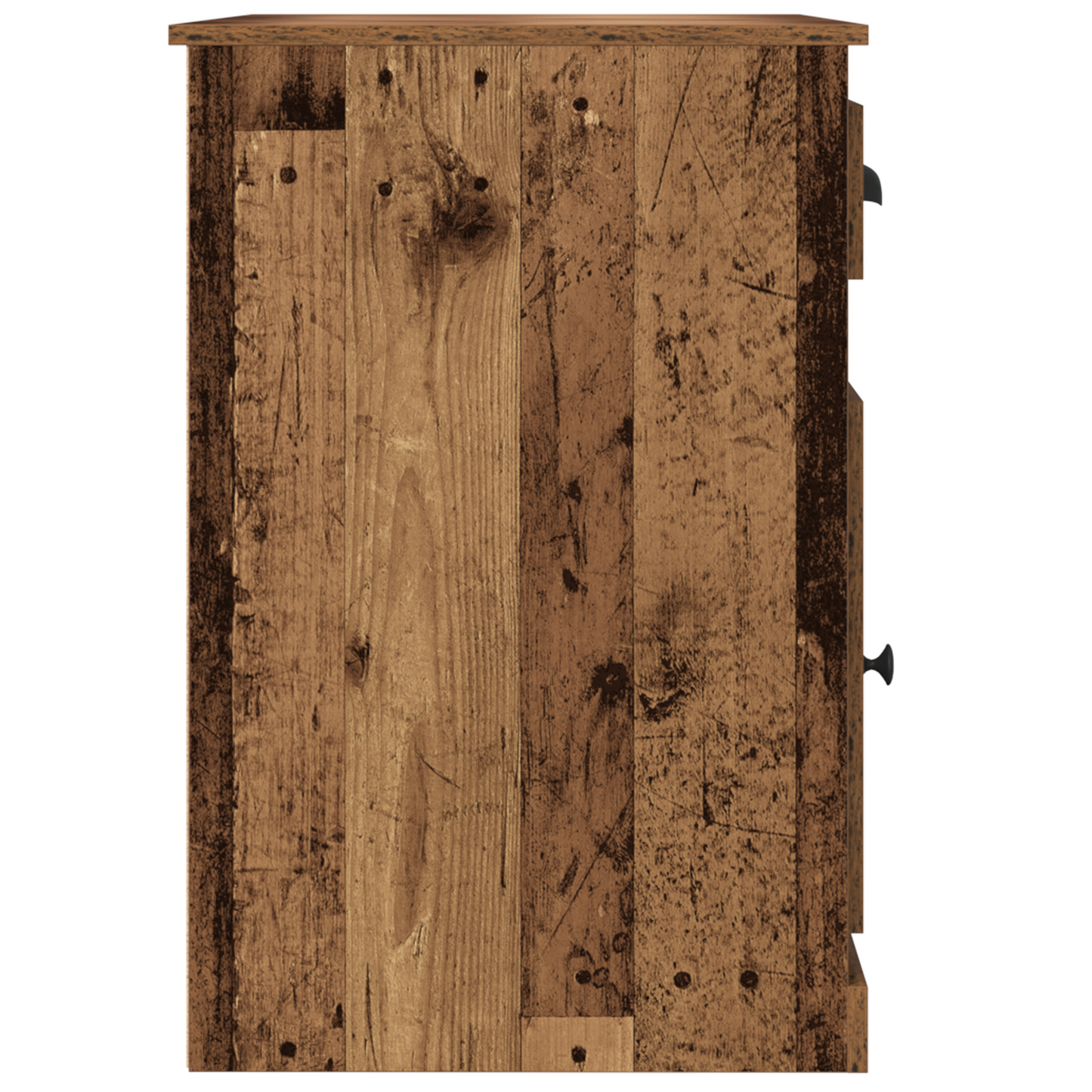 Skrivebord Med Opbevaring Gammel Træ 50X115X75 Cm Ingeniørtræ