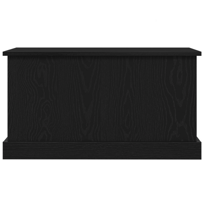 Opbevaringskasse Sort Eg 70 X 40 X 28 Cm Konstrueret Træ