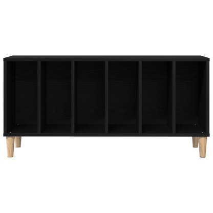 Pladeskab Sort Eg 100X38X48 Cm Konstrueret Træ