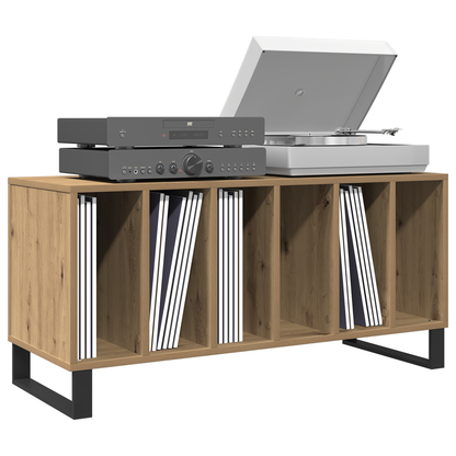 Pladeskab Med Hylde Artisan Eg 100 X 38 X 48 Cm Konstrueret Træ