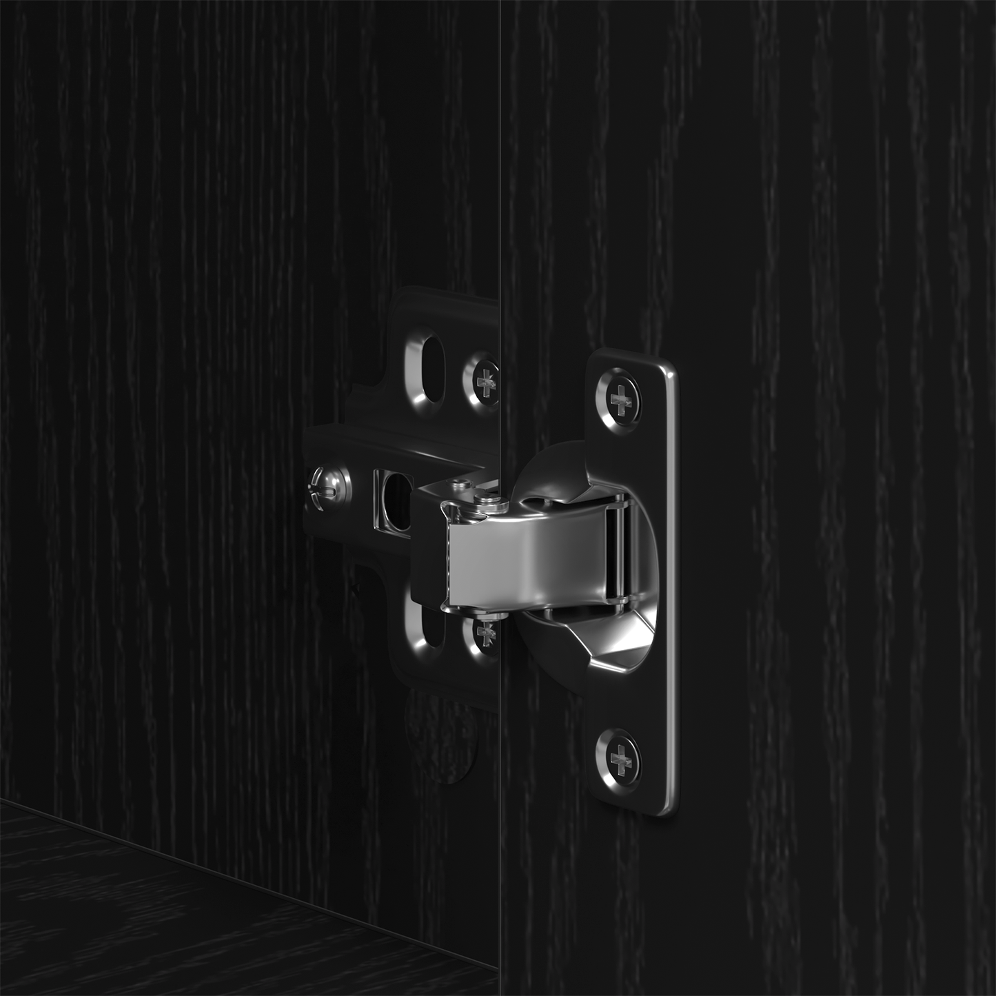 Sengeborde 2 Stk Sort Eg 41X31X80 Cm Ingeniørtræ