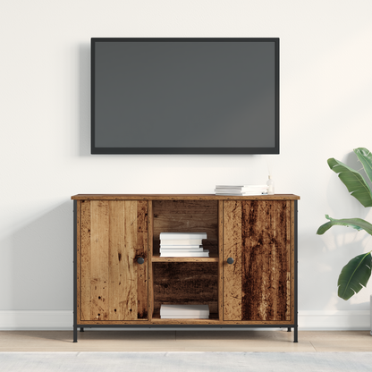 Tv-Skab Gammelt Træ 101 X 35 X 65 Cm Konstrueret Træ