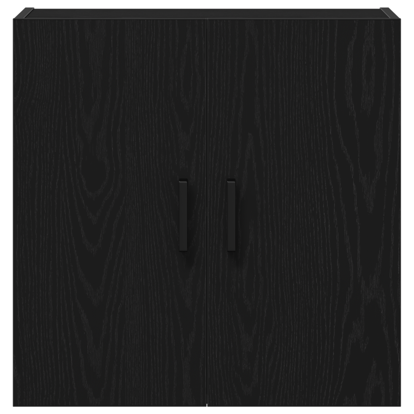 Vægskab Sort Eg 60X31X60 Cm Konstrueret Træ