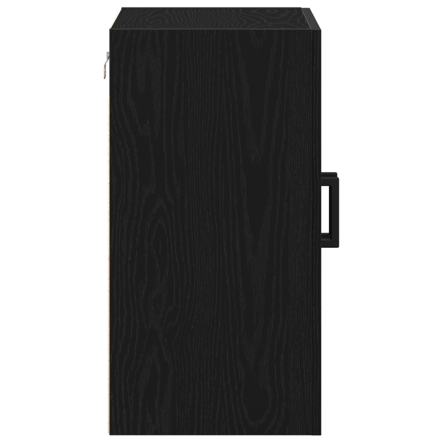 Vægskab Sort Eg 60X31X60 Cm Konstrueret Træ