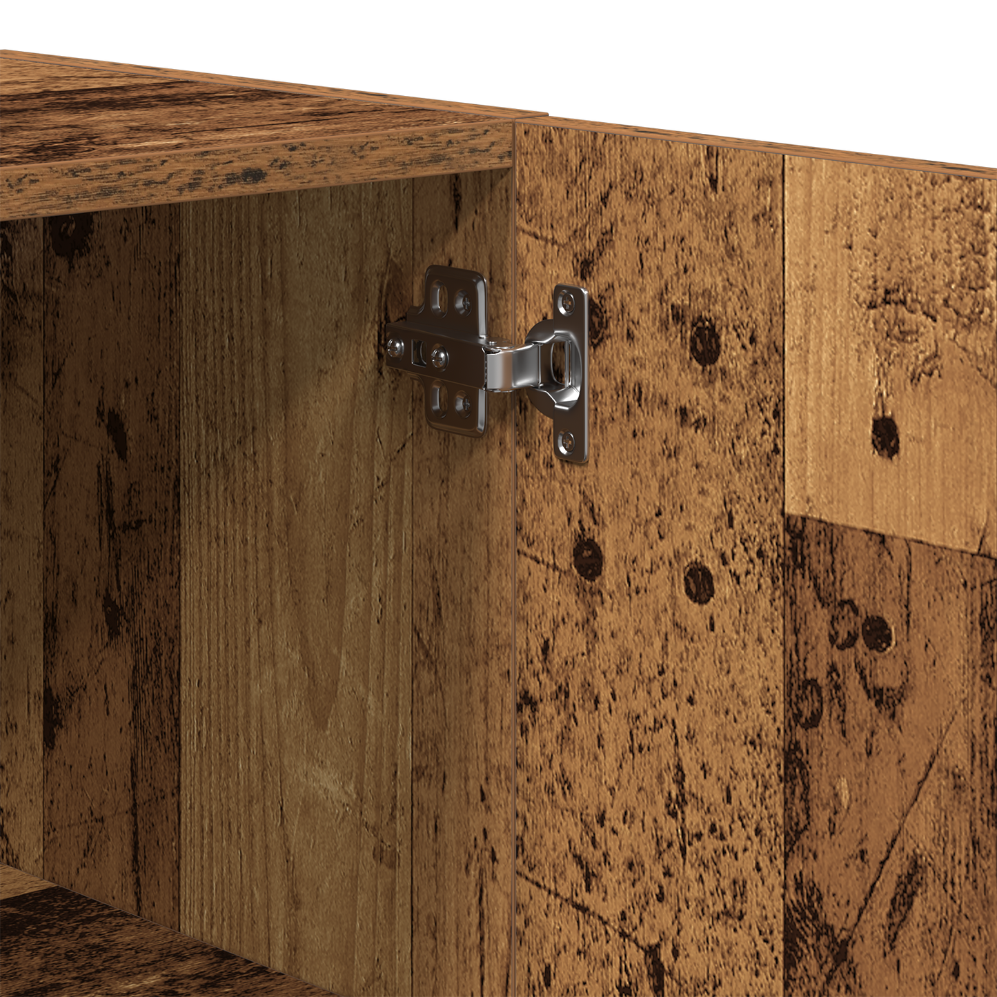 Vægmonteret Skab Gammelt Træ 60X31,5X60 Cm Ingeniørtræ