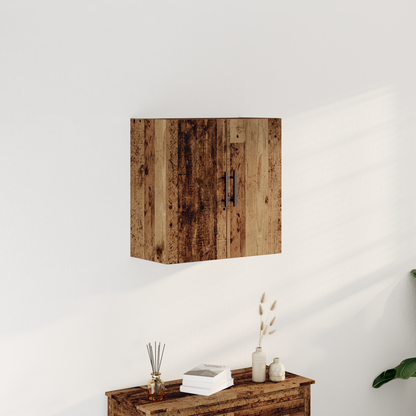 Vægmonteret Skab Gammelt Træ 60X31,5X60 Cm Ingeniørtræ