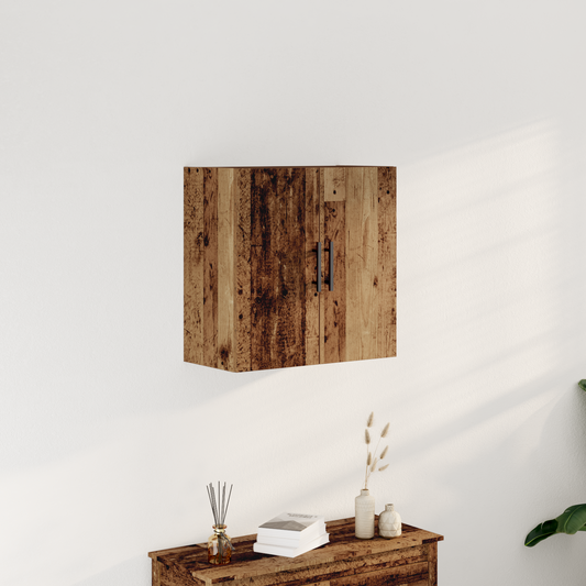 Vægmonteret Skab Gammelt Træ 60X31,5X60 Cm Ingeniørtræ