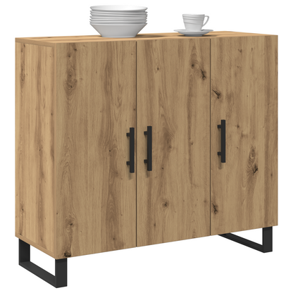 Sideboard Artisan Eg 90 X 34 X 80 Cm Konstrueret Træ