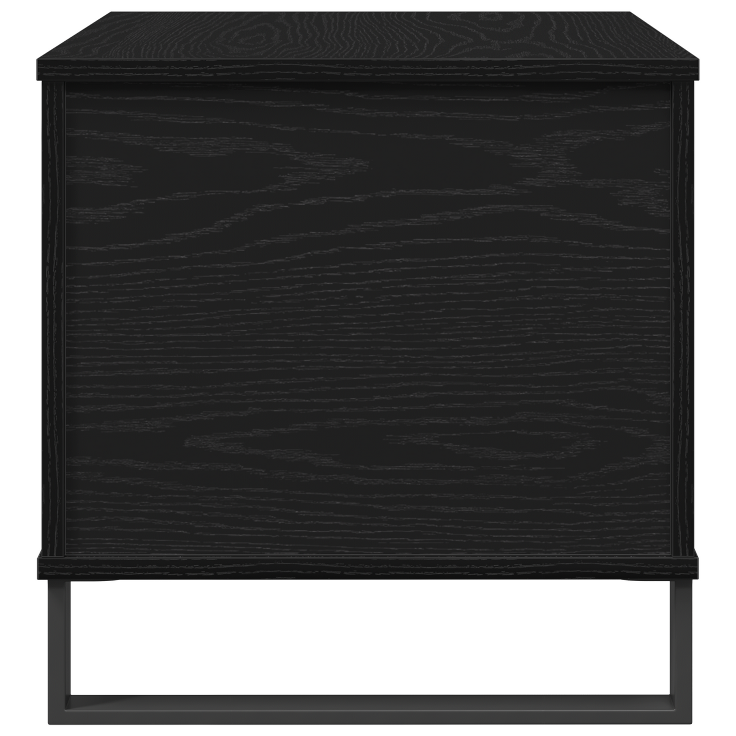 Kaffebord Lift Top Sort Eg 60X44,5X45 Cm Konstrueret Træ