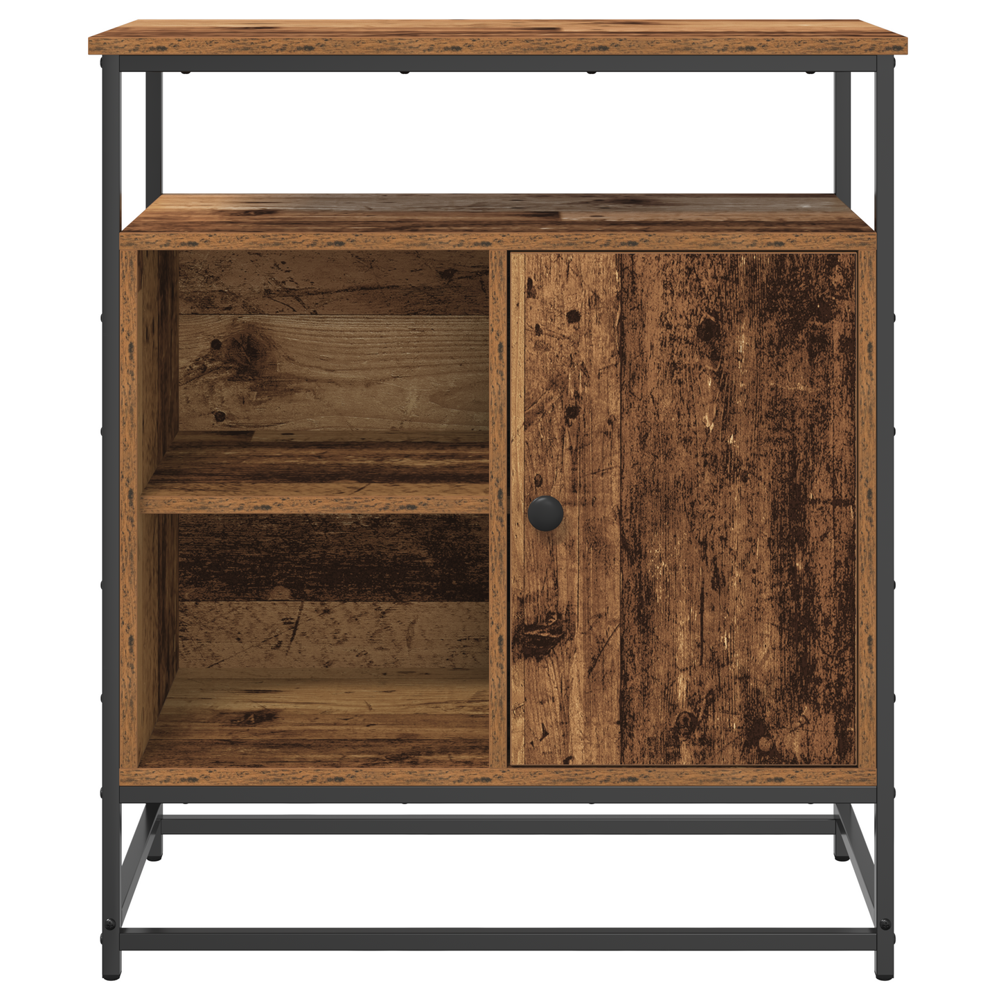 Sideboard Gammelt Træ 69 X 35 X 80 Cm Konstrueret Træ