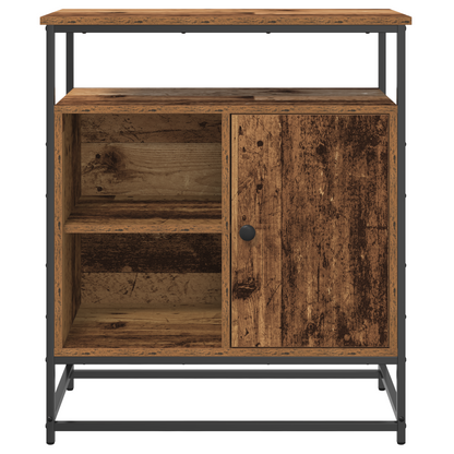 Sideboard Gammelt Træ 69 X 35 X 80 Cm Konstrueret Træ