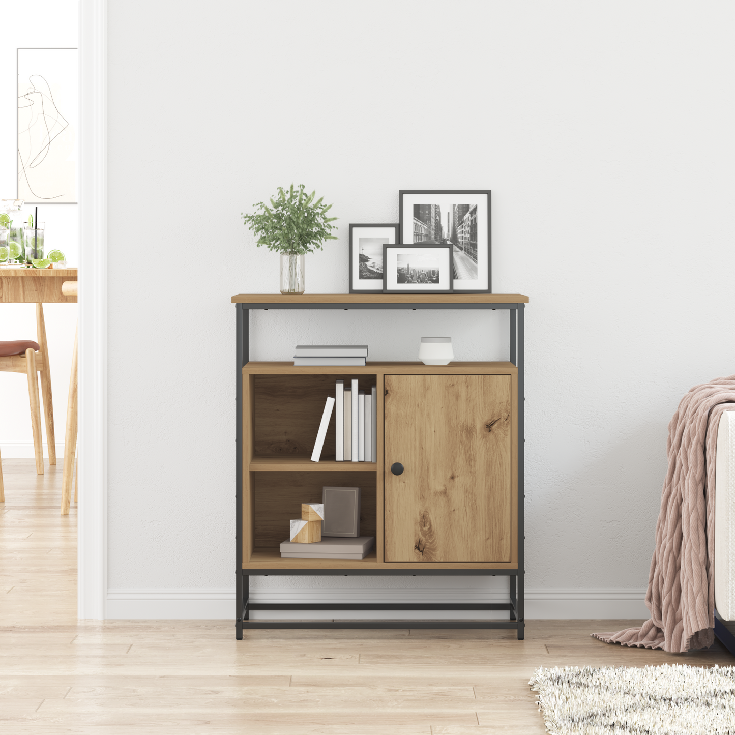 Sideboard Artisan Eg 69 X 35 X 80 Cm Konstrueret Træ