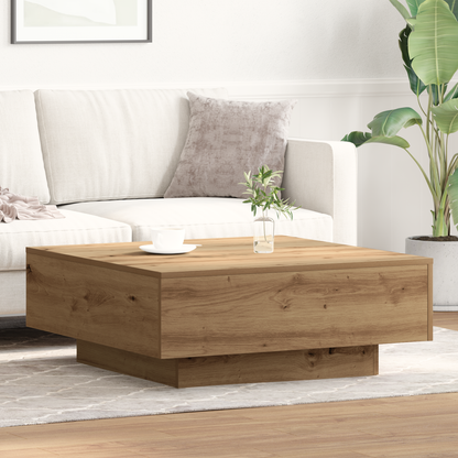 Sofabord Artisan Egetræ 80X80X31 Cm Ingeniørt Træ