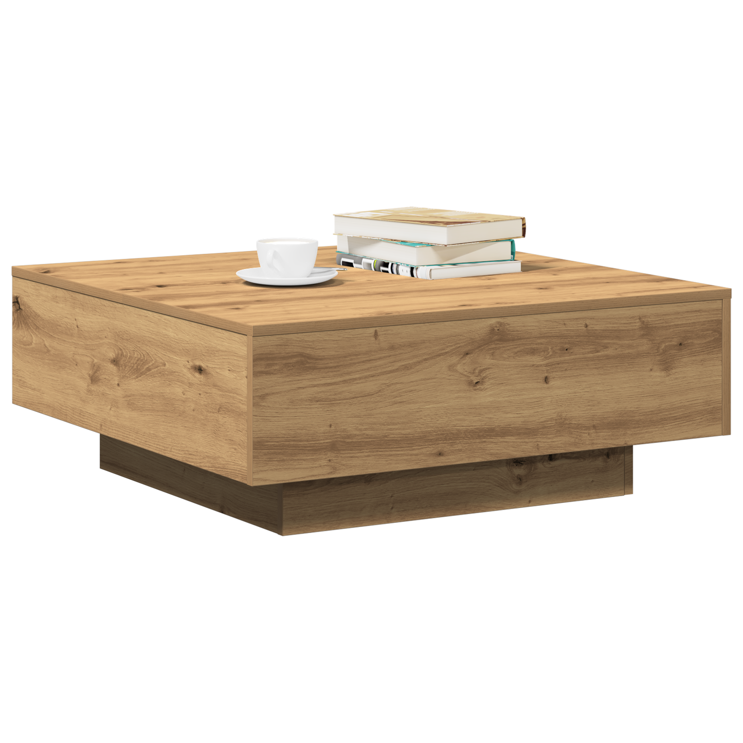 Sofabord Artisan Egetræ 80X80X31 Cm Ingeniørt Træ