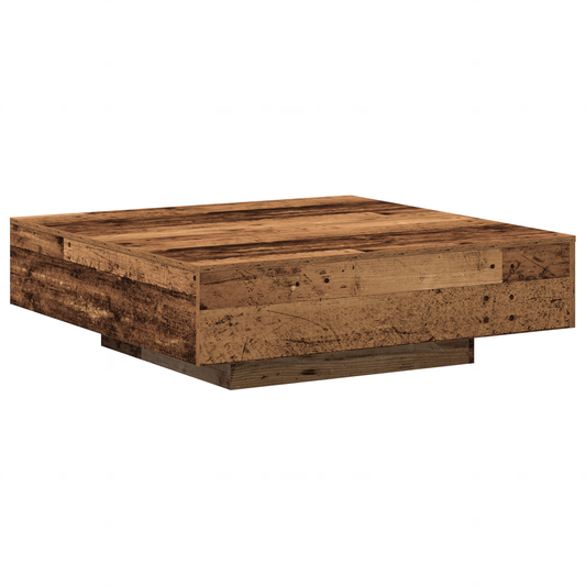 Kaffebord I Gammelt Træ 100X100X31 Cm Af Ingeniørtræ