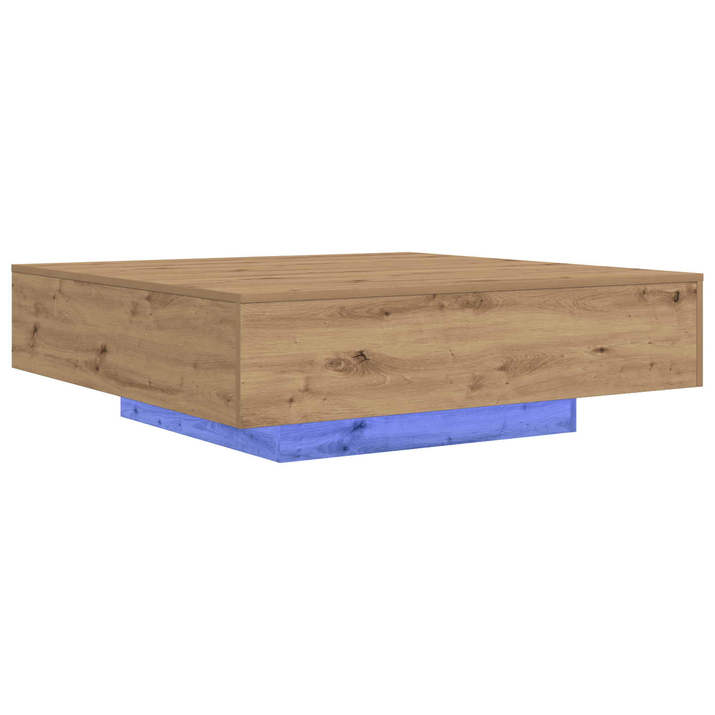 Sofabord Med Led Lys Artisan Eg 100X100X31 Cm