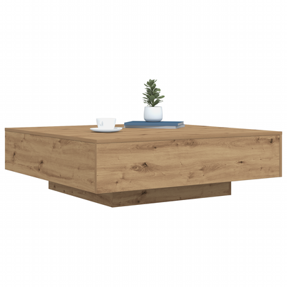 Sofabord Med Led Lys Artisan Eg 100X100X31 Cm