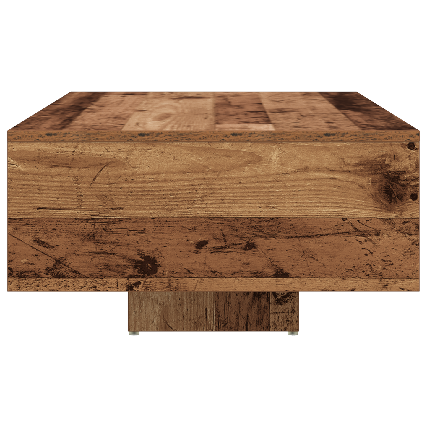 Kaffebord Med Led-Lys Old Wood 85X55X31 Cm