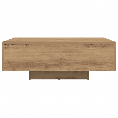 Kaffebord Med Led-Lys Artisan Eg 85X55X31 Cm
