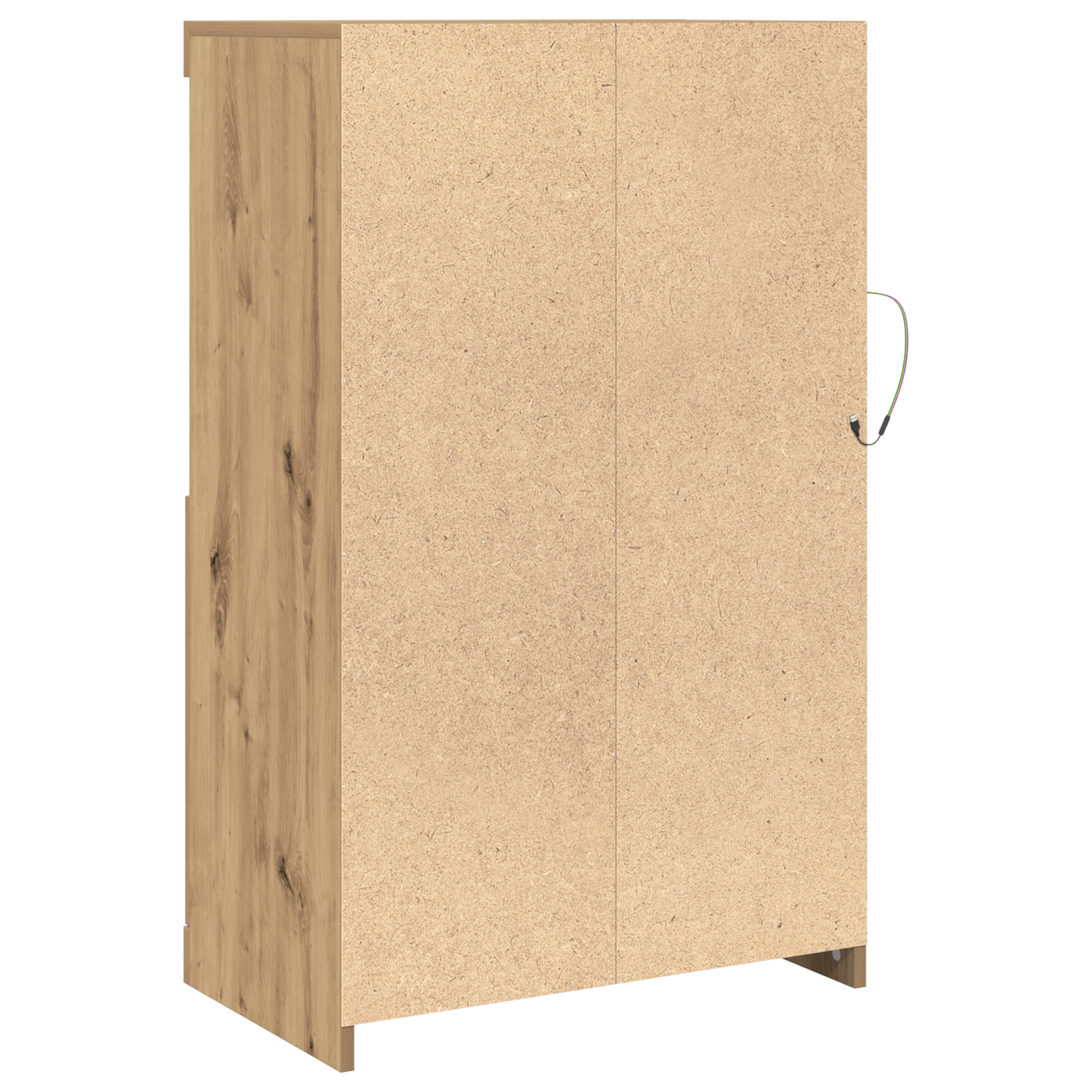 Sideboard Med Led Lys Artisan Eg 60,5X37X100 Cm