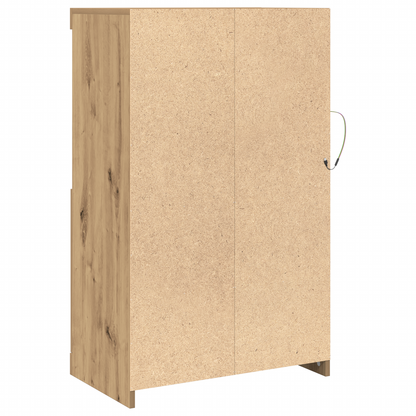 Sideboard Med Led Lys Artisan Eg 60,5X37X100 Cm