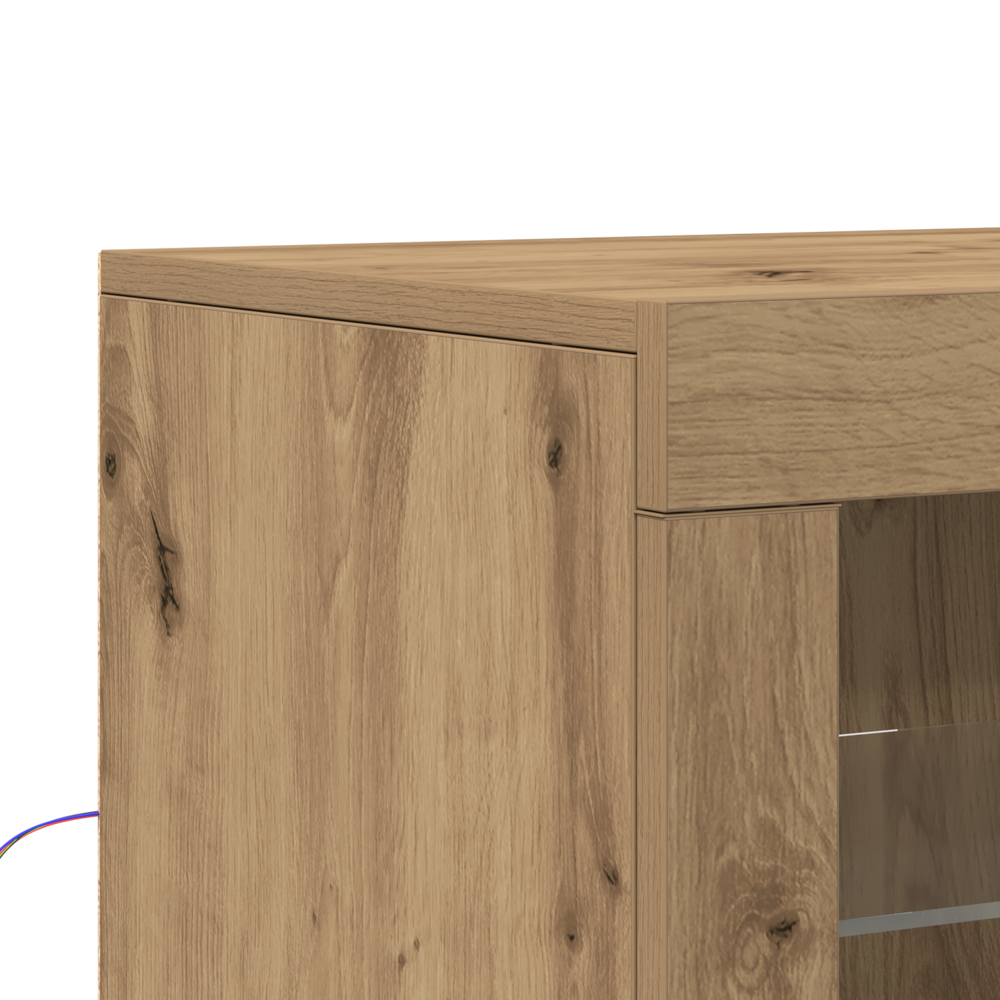 Sideboard Med Led-Lys Artisan Eg 41X37X67 Cm