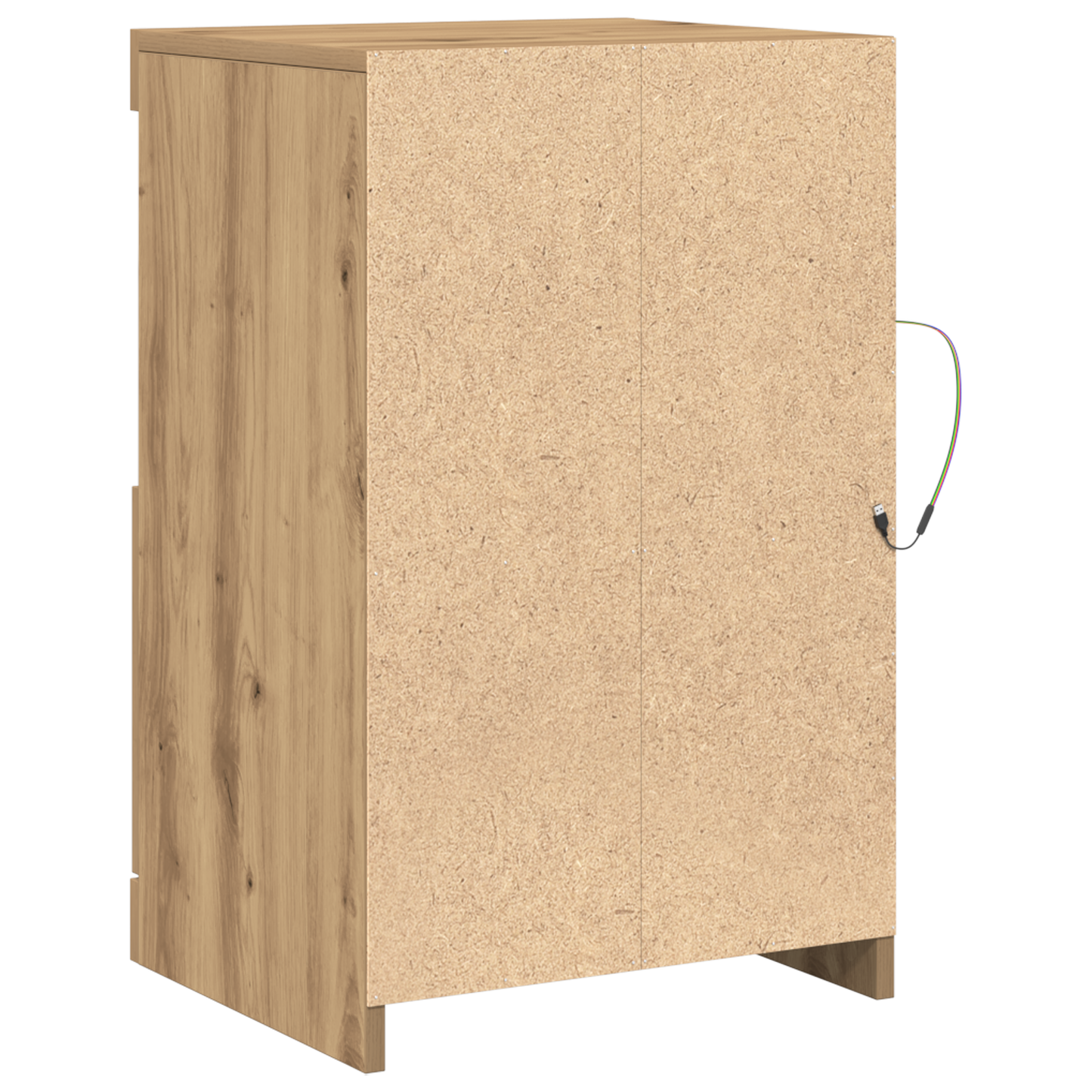 Sideboard Med Led-Lys Artisan Eg 41X37X67 Cm