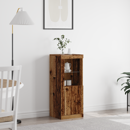 Sideboard Brun 41 X 37 X 100 Cm Konstrueret Træ