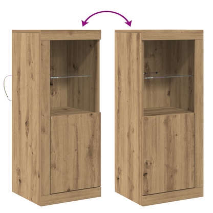 Sideboard Brun 41 X 37 X 100 Cm Konstrueret Træ